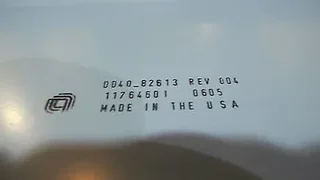 APPLIED MATERIALS P/N 0040-82613 REV.004 BLUE METAL DIAMOND PLATE