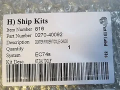 APPLIED MATERIALS P/N 0270-40092 CENTER FINDER FOR TOOL E CHUCK SYSTEM EC74S