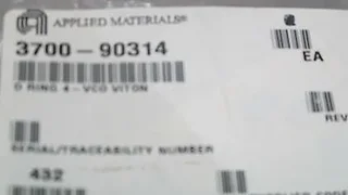 APPLIED MATERIALS P/N 3700-90314 O-RING 4-VCO VITON