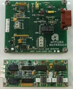 APPLIED MATERIALS PCB WATER LEAK DETECTOR 0100-20097 W/ TC AMP INTLOCK 0100-1805