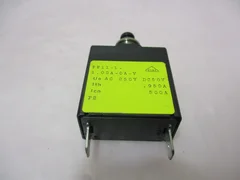 Airpax PP11-1-1.00A-0A Button Breaker, 250V, 50/60Hz, AMAT 0680-10166, 420839