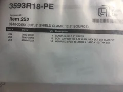 Applied Material 0240-20551  kit  0020-23041 clamp shield 8&quot;