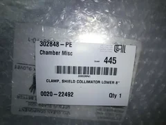 Applied Materials 0020-22492 Clamp,Shield Collimator Lower 8",AMAT,unused$5357
