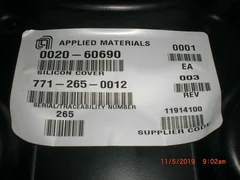 Applied Materials 0020-60960 Silicon Cover Calibration Wafer 300mm