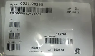 Applied Materials; 0021-23290, Pin Pocket Load Lock