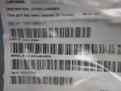 Applied Materials 0040-02544 / 0021-01421 UPPER CHAMBER