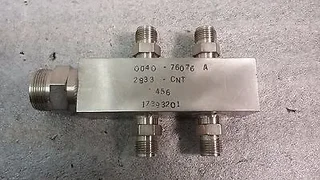 Applied Materials 0040-76076 Manifold Short Facilities I/F Centura