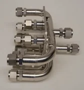 Applied Materials 0050-27999 Supply &amp; Return Manifold 1/2&quot; Tube Swagelok 316 SS