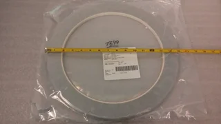 Applied Materials 0200-00980 Rev-011 Ceramic Ring 381mm Notch