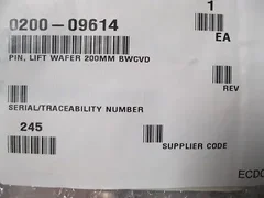 Applied Materials  0200-09614  Pin, Lift wafer 200mm BWCVD