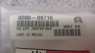 Applied Materials 0200-09716 Heater Lift Pin 