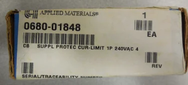Applied Materials; 0680-01848, SUPPL PROTEC CUR-LIMIT 1P 240VAC 4, Cuttler Hamme