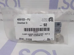Applied Materials 0690-01038 Clamp Hinged NW25 Wing-Nut & SCR-Closure Al New