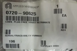Applied Materials; 0720-90625, CONN. Plug Free 10Way Metrimate