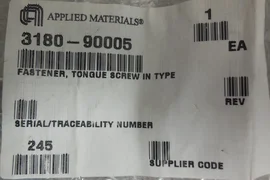 Applied Materials; 3180-90005, Fastener, Tongue Screw in Type (Lot of 10)