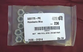 Applied Materials 3500-01014 NUT HEX FULL 5/16-18 SST PSVT