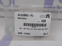 Applied Materials 3500-01049 Nut Hex Full 1/4-28x7/32l SST PSVT New
