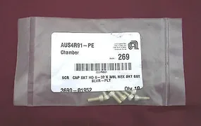 Applied Materials 3690-01952 SCR CAP SKT HD 6-32 X 3/8L HEX SKT SST SLVR-PLT