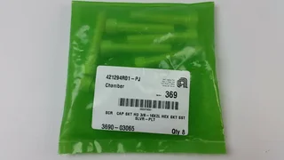 Applied Materials 3690-03065 QTY 8 Silver Plated Screws