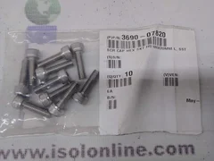 Applied Materials 3690-07820 SCR Cap HEX SKT HD M6X20MM L SST Lot of 10 New 