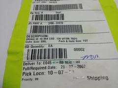 Applied Materials 3700-01272 x2 Gasket O Ring