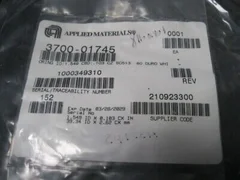 Applied Materials 3700-01745 ORING ID 1549 CSD 103 CHEMRAZ SC513 80 DURO WHT