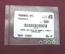Applied Materials 3880-01024 WSHR LKG SPLIT #8 .2930D X .174ID X .040THK SST 