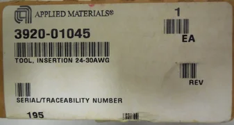 Applied Materials; 3920-01045, Molex 57H7461, Tool, Insertion 24-30AWG