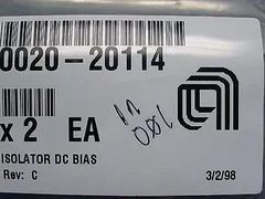 Applied Materials (AMAT) 0020-20114  ISOLATOR, DC BIAS Lot of 8