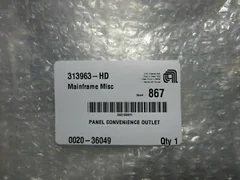 Applied Materials (AMAT) 0020-36049   PANEL CONVENIENCE OUTLET