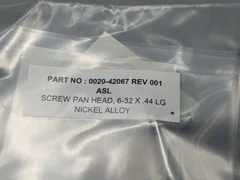 Applied Materials (AMAT) 0020-42067 HOLTZ PRECISION  SCREW PN HD 6-32X.44 HAST