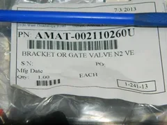 Applied Materials AMAT 0021-10260 BRACKET OR GATE VALVE N2 VENT