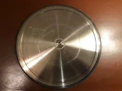 Applied Materials  AMAT 0021-26609 rev 3 SHUTTER DISK  A101, TTN CENTER PIN, BLU