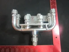 Applied Materials (AMAT) 0050-27999 Supply &amp; Return Manifold 1/2&quot; Tube Swagelok 