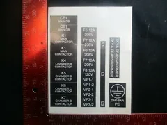 Applied Materials (AMAT) 0060-76205   LABEL SET, CENTURA (PACK OF 26)