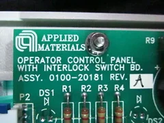 Applied Materials AMAT 0100-20181 PCB ASSY OPERATOR CONTROL PANEL WITH IN