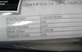 Applied Materials (AMAT) 0200-00149 QUARTZ TUBE,APPLICATOR ASP+