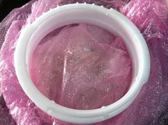 Applied Materials AMAT 0200-02477 QUARTZ LINER CHAMBER LOWER,8 TAB CENTERING 30 