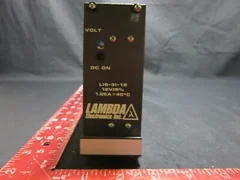 Applied Materials (AMAT) 1140-00079 TDK-LAMBDA-PHYSIK LIS-31-12 REG. PWR SUPP