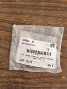 Applied Materials AMAT 304605-XC 3300-02618 FTG Qdisc stem 1/4 x 1/4T sst dbl
