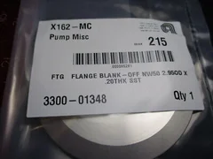 Applied Materials (AMAT) 3300-01348 FTG FLANGE BLANK-OFF NW50 2.95OD X .20 NEW