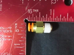 Applied Materials (AMAT) 3300-03028 SMC KQH01-34S FTG TBG CONN 1/8T X 1/8MNPT X 