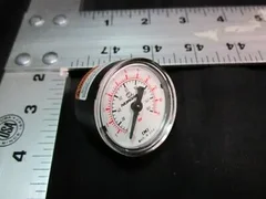 Applied Materials AMAT 3310-01026 GAUGE RGLTR 0-160PSI 18NPT X 1-12D BACK-MT STL