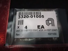 Applied Materials (AMAT) 3320-01005 USE 3320-01163 GSKT VCR 1/4 SST CONTOURE4PK
