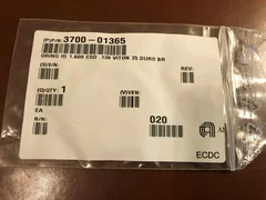 Applied Materials ( AMAT) 3700-01229 ORING ID 1.609 CSD .139 VITON 75 DURO BRN