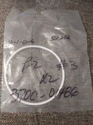 Applied Materials (AMAT) 3700-01486   O RING ID 3.8859 WHT TFE 2-241