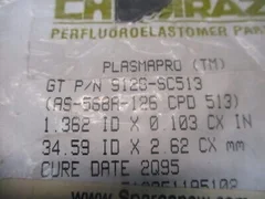 Applied Materials (AMAT) 3700-02016 O-RING, 9126-SC513, 1.362 ID x 0.103 cx IN