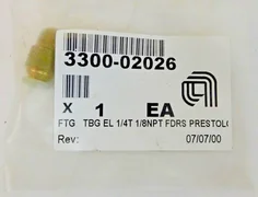 Applied Materials Elbow Tube Fitting 1/4T 1/8NPT FDRS 3300-02026