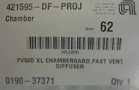 Applied Materials; FV50D XL Chambergard, Fast Vent Diffuser   0190-37371 