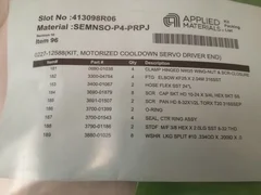 Applied Materials Kit, Motorized cooldown servo driver end  AMAT 0227-12588